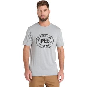 image:imageTimberland PRO Mens Trademark Graphic ShortSleeve TShirtMedium Grey Heather