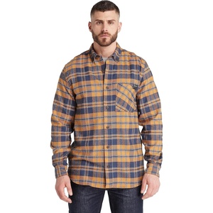 image:imageTimberland PRO Mens Woodfort MidWeight Flannel Shirt 20Wheat Boot Yd