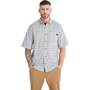 image:imageTimberland PRO Mens Woodfort ShortSleeve Lightweight Flannel Flex ShirtSkyway Yd