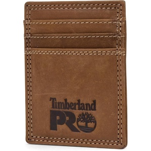 image:imageTimberland PRO Pullman Leather Front Pocket Wallet Dark Brown One SizeWheat