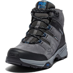 image:imageTimberland PRO Switchback LT 6 Inch Soft Toe Waterproof Industrial Work Hiker BootsGreyBlue