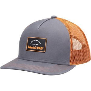 image:imageTimberland PRO Unisex Adult Adnd Mid Profile Trucker CapPewterPro Orange